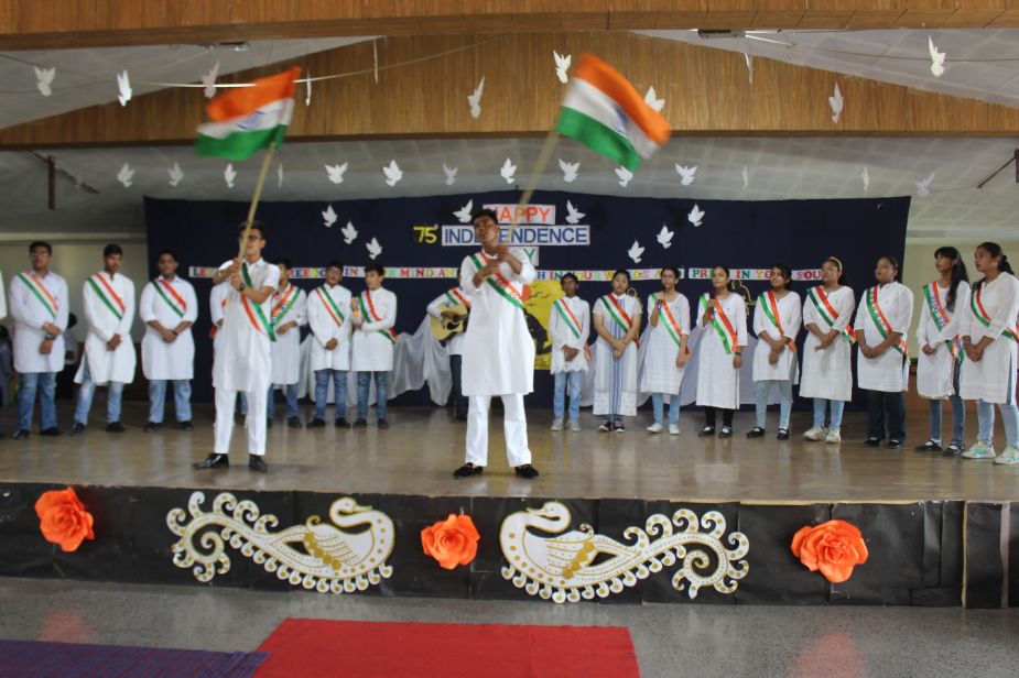 Independence Day Assembly by Class XI