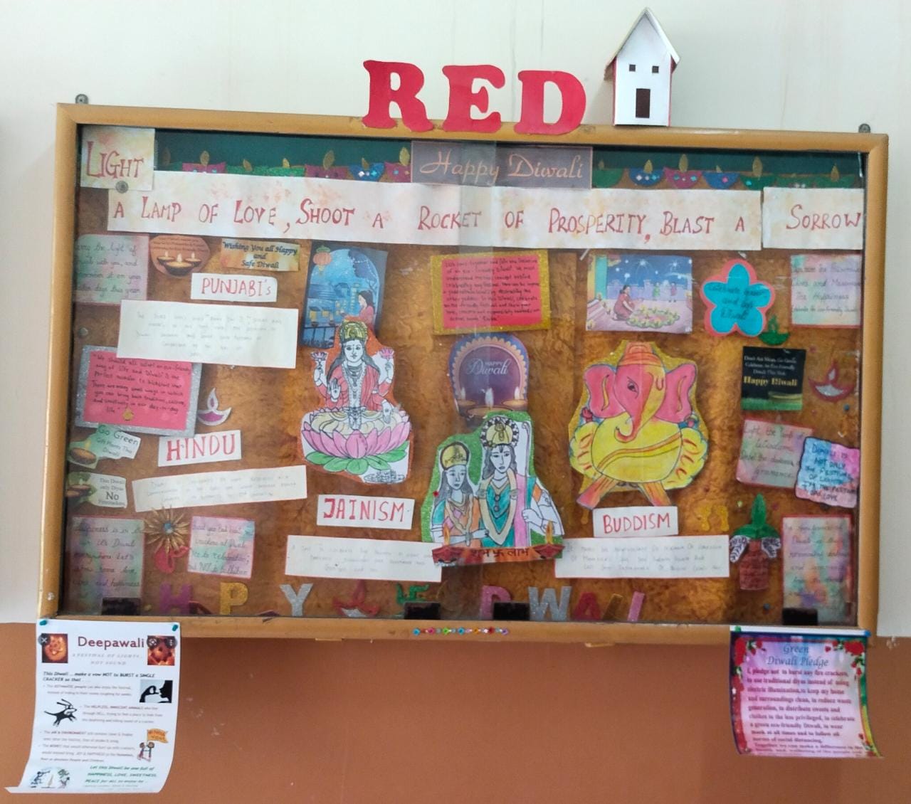 INTER HOUSE BULLETIN BOARD DECORATION