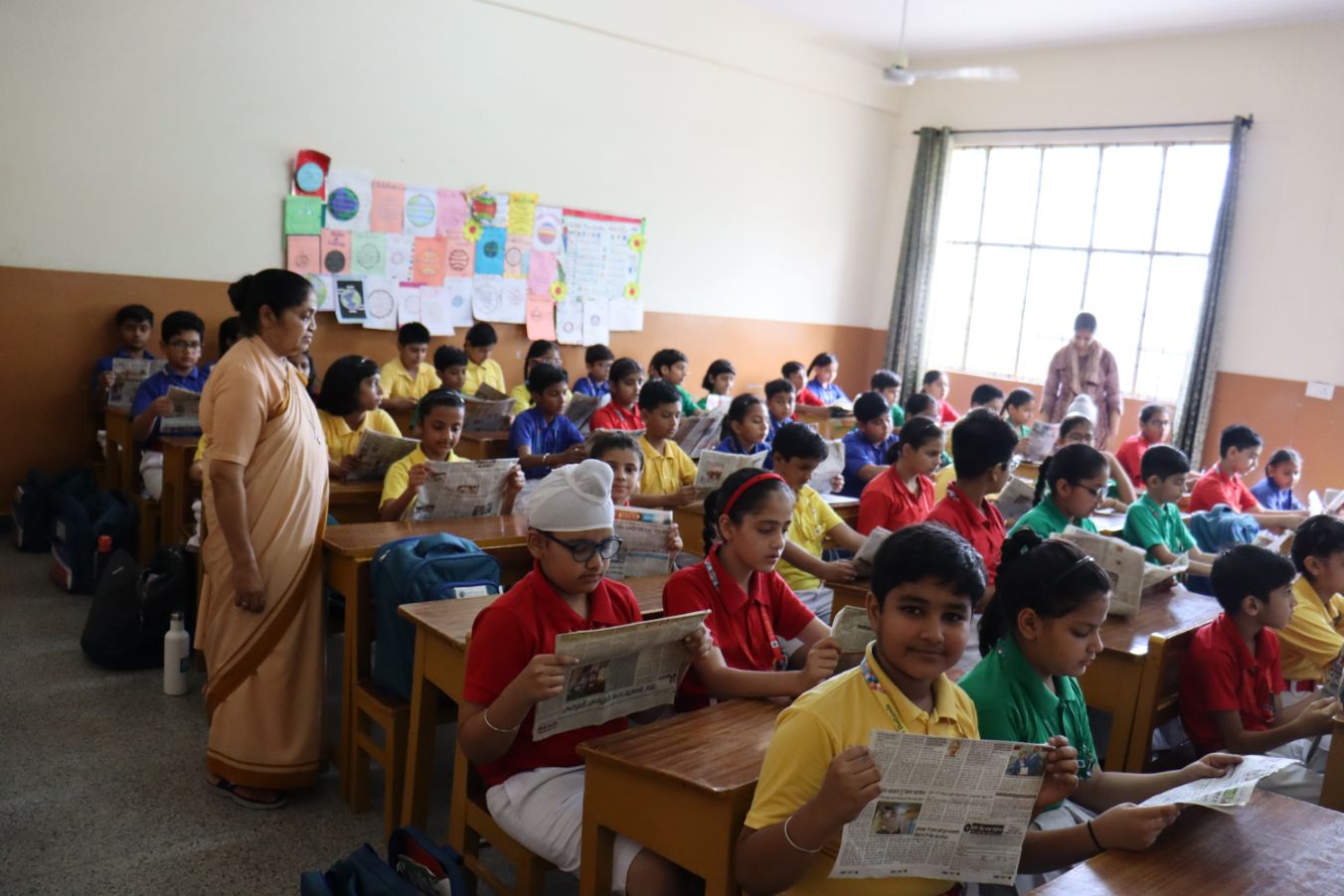 Newspaper Reading Activity-Class V